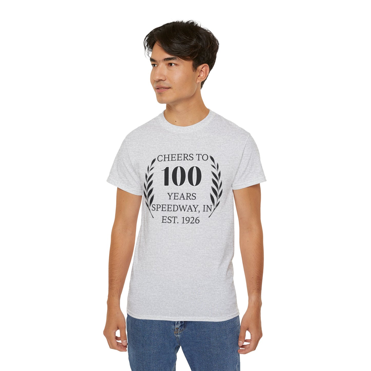 Adult 100th Anniversary - Speedway Cheers Tee