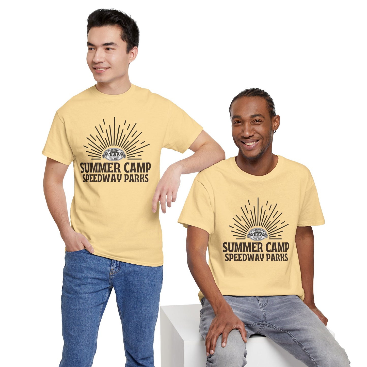 Adult Summer Camp T-Shirt - 2026 Speedway Parks Sunrise Tee