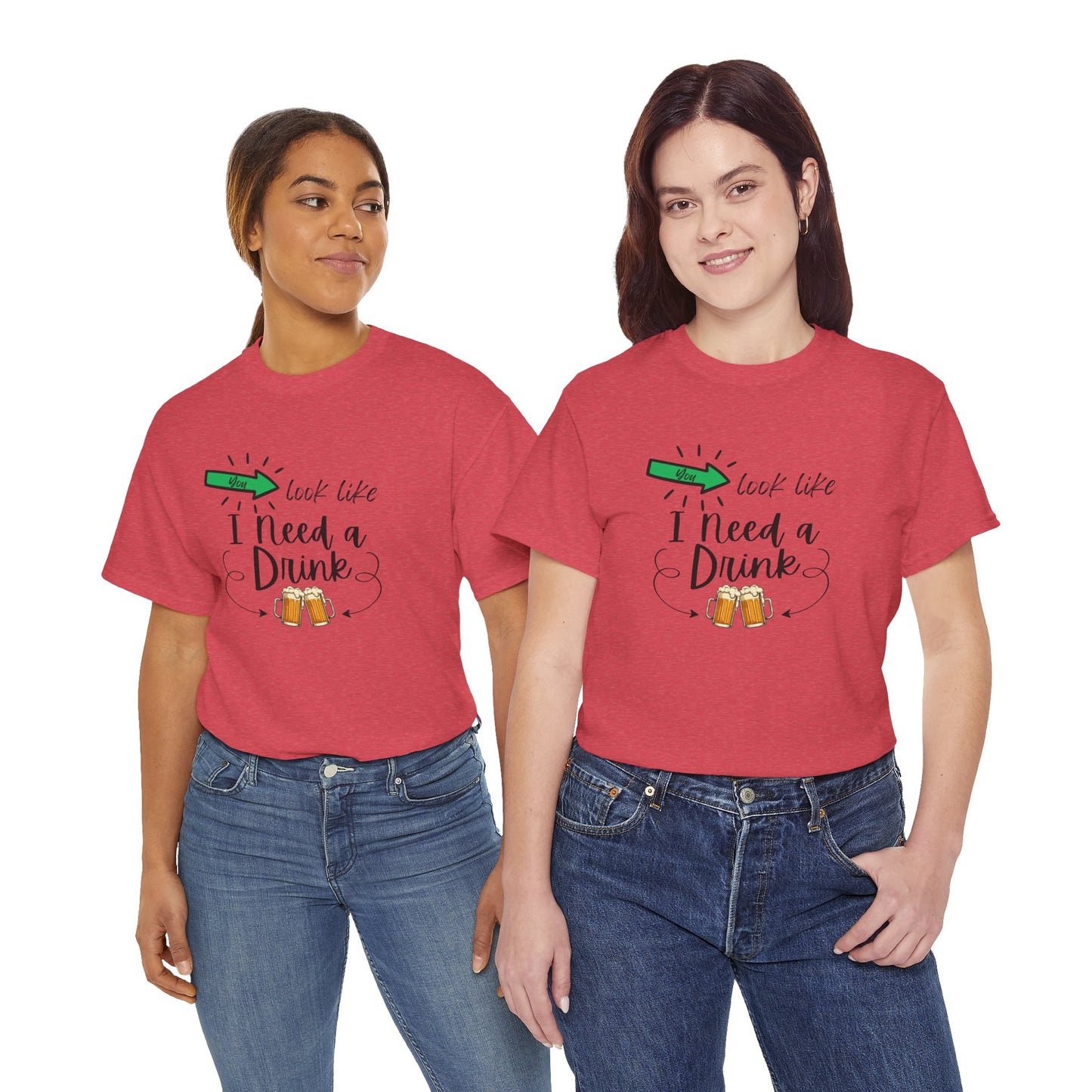Adult I Need a Drink T-Shirt — Funny Graphic Tee