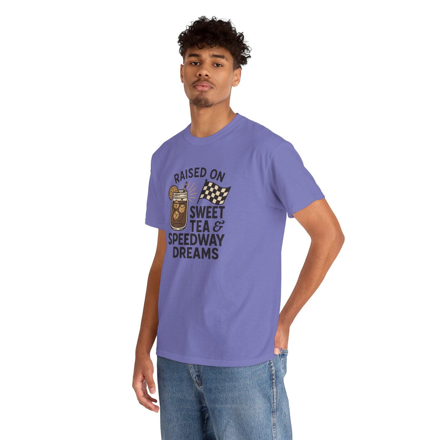 Raised on Sweet Tea & Speedway Dreams Tee