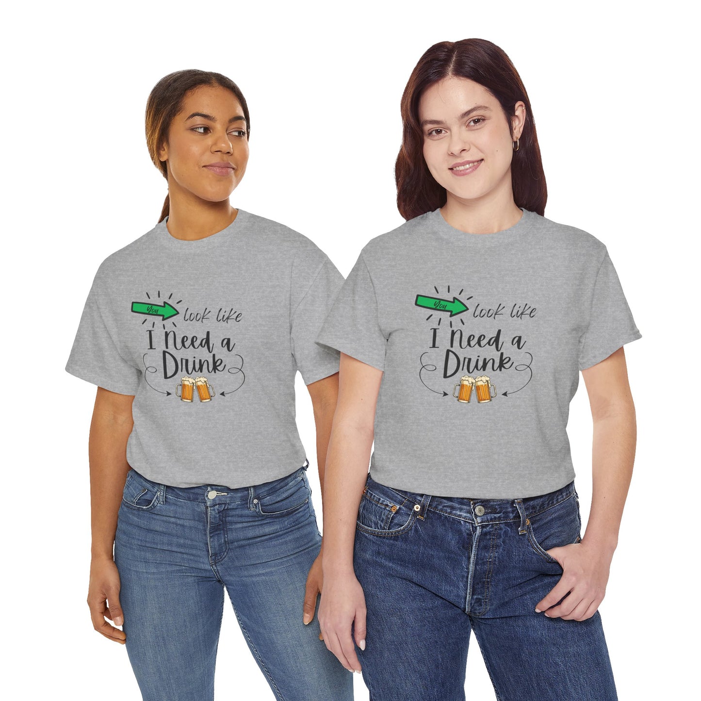 Adult I Need a Drink T-Shirt — Funny Graphic Tee