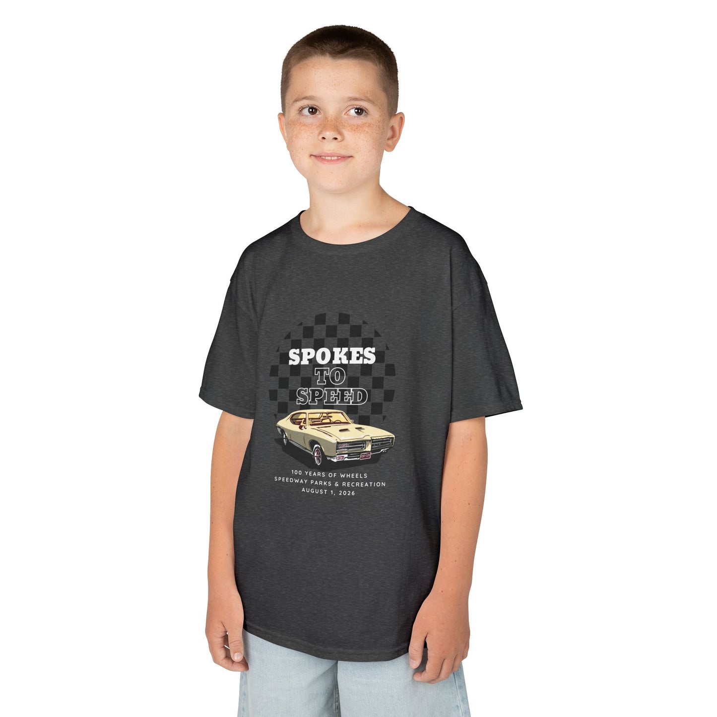 Youth Spokes to Speed t-shirt