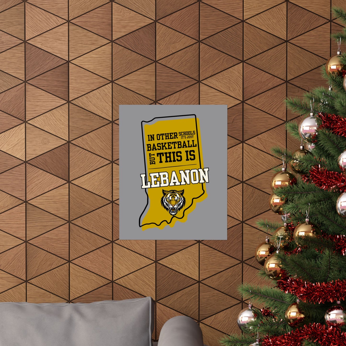 Basketball Poster - Lebanon Tigers