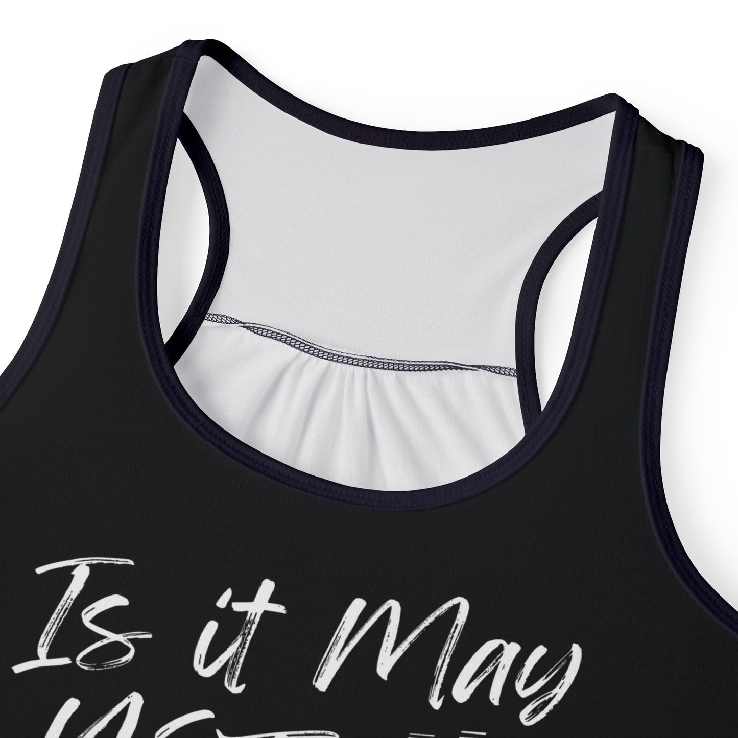 Adult - Is It May Yet? Tank Top Racing Checkered Flag Women's Tank