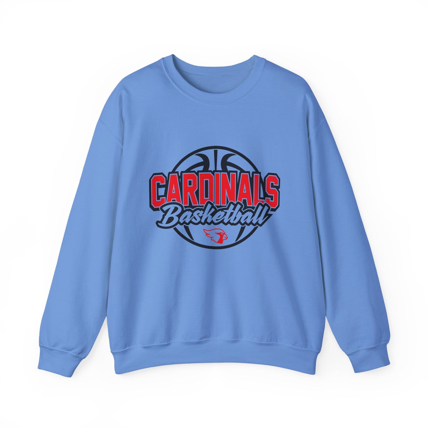 Adult St. Christopher Cardinals Basketball Crewneck Sweatshirt