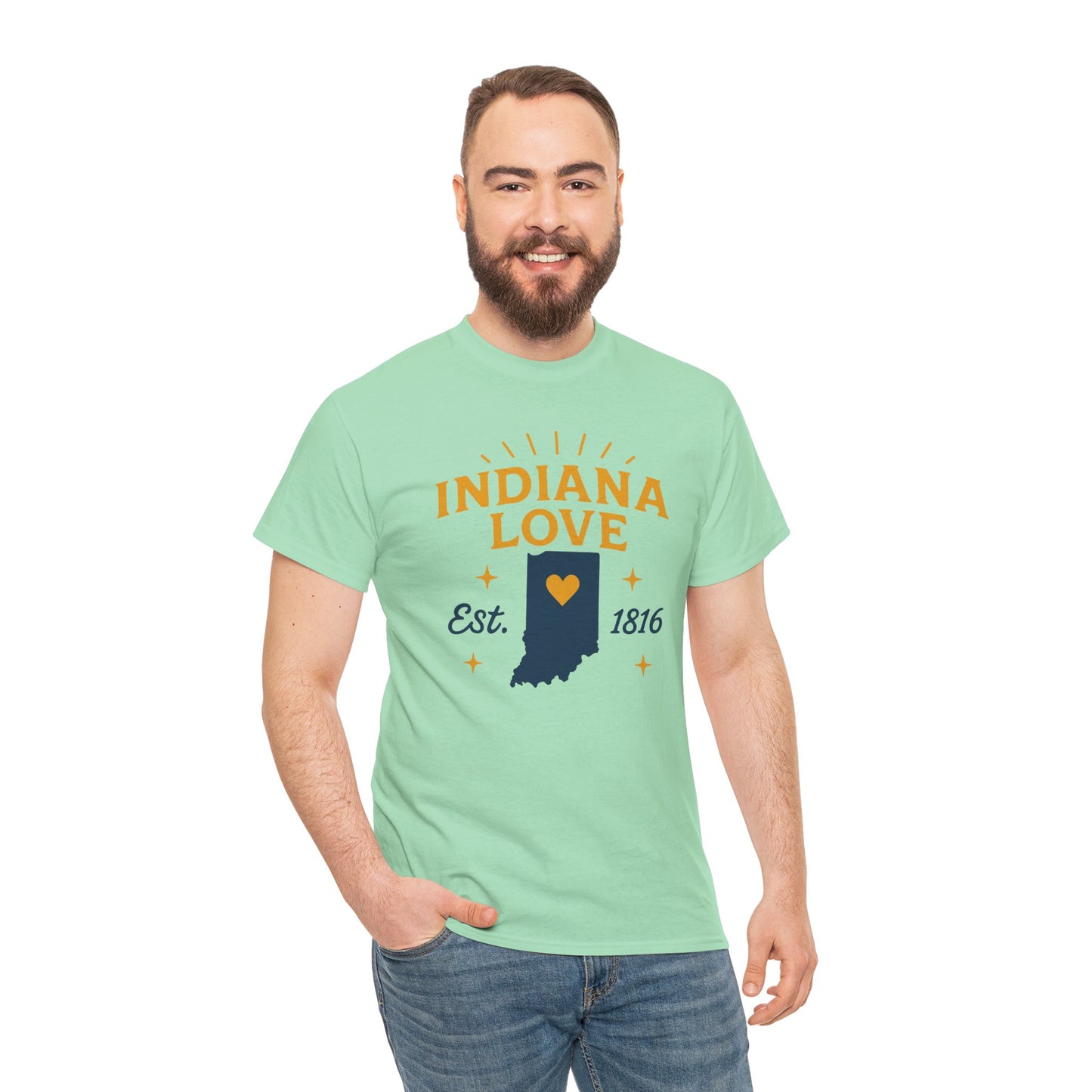 Indiana Love T-Shirt – Est. 1816 State Tee