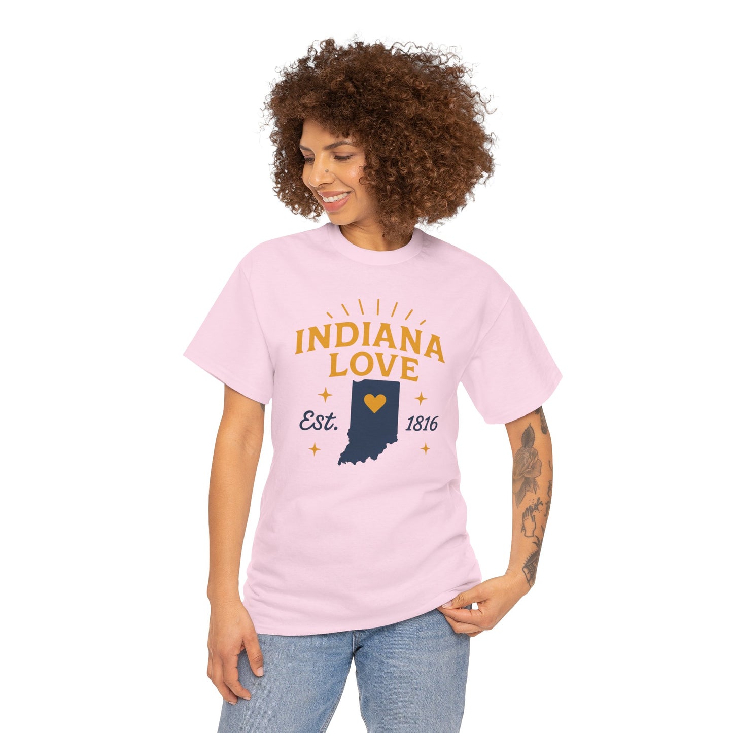 Indiana Love T-Shirt – Est. 1816 State Tee
