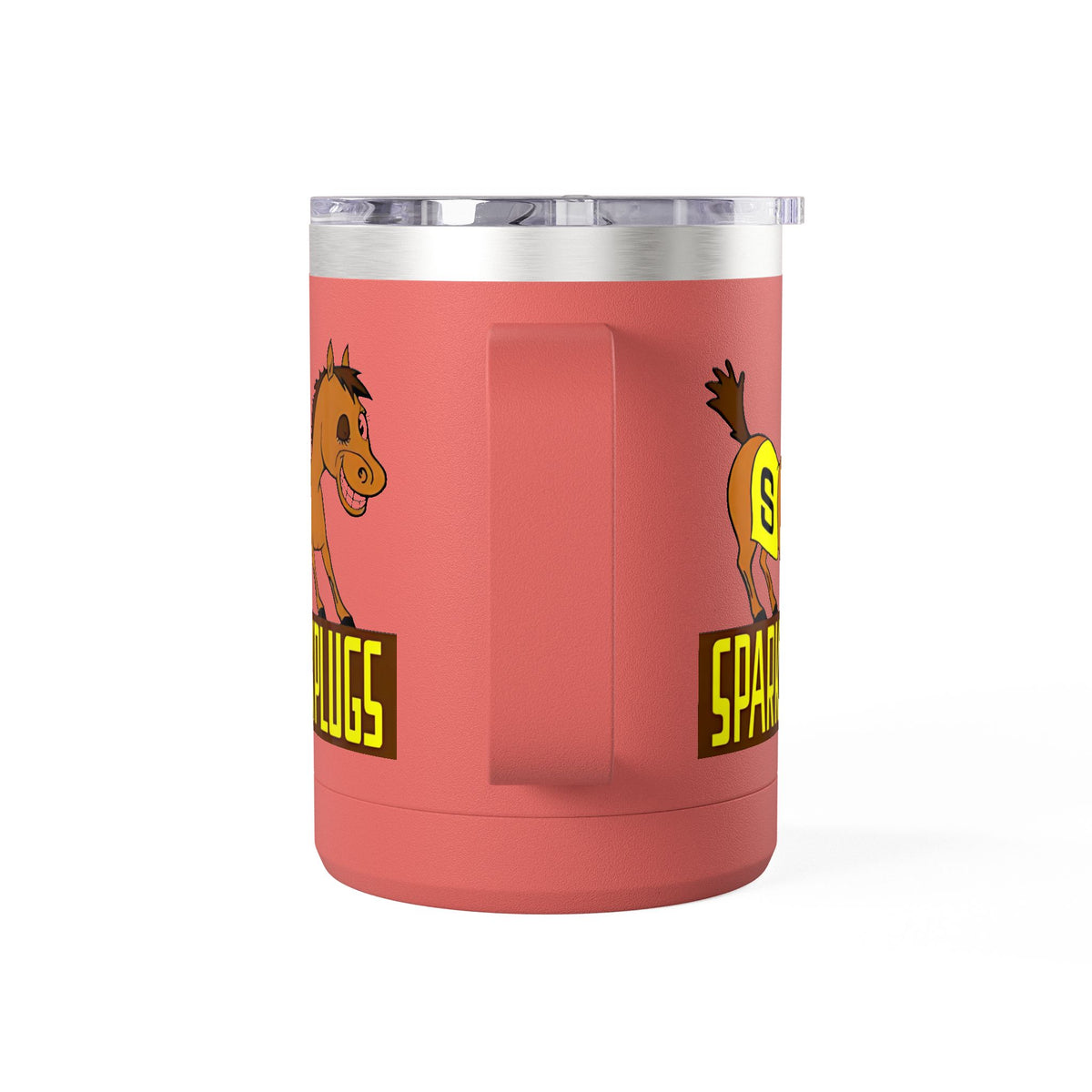 Old School Speedway Logo - 15oz Insulated Coffee Mug Tumbler with Lid