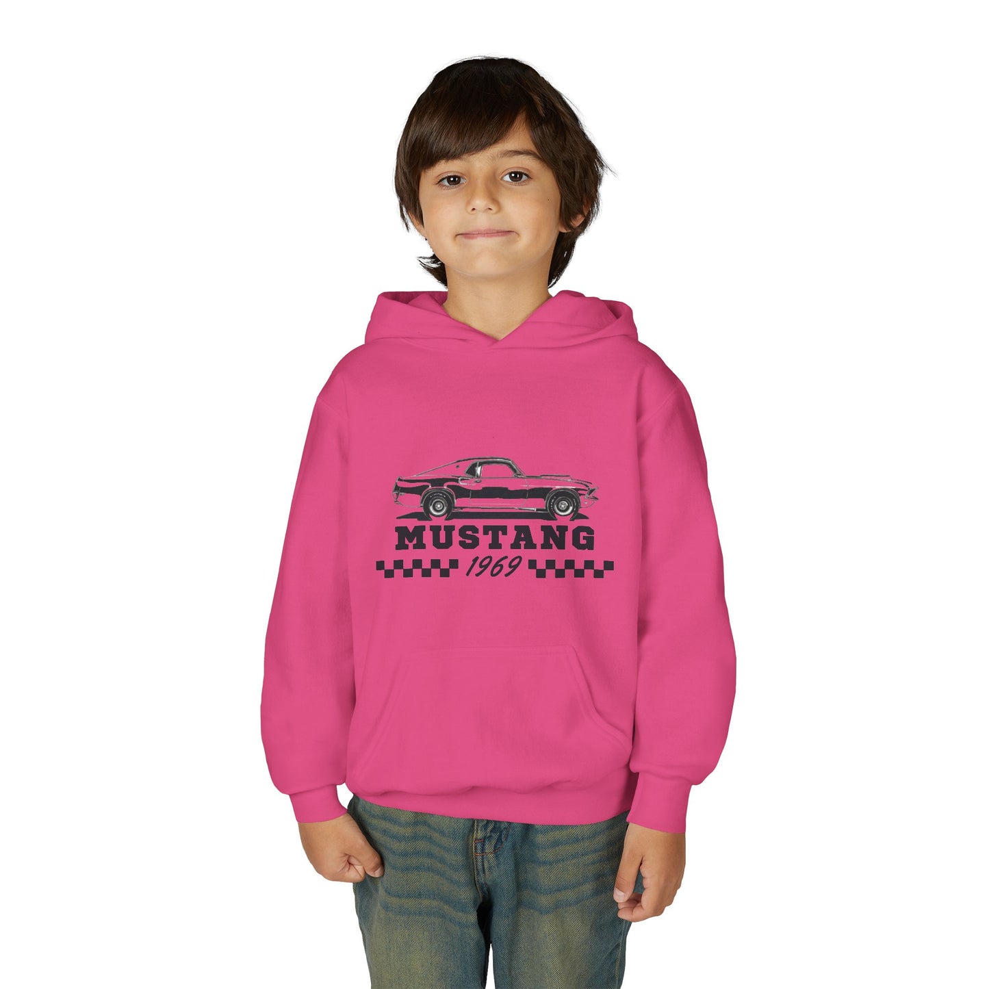 Youth Mustang 1969 Hoodie – Classic Vintage Car Pullover