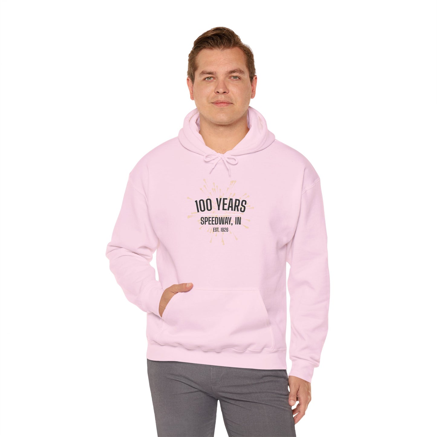 Adult 100th Anniversary - Speedway Firework Hoodie