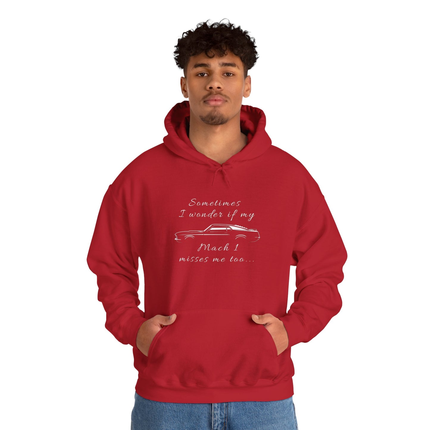 Adult Sometimes I Wonder If My Mach 1 Misses Me Hoodie