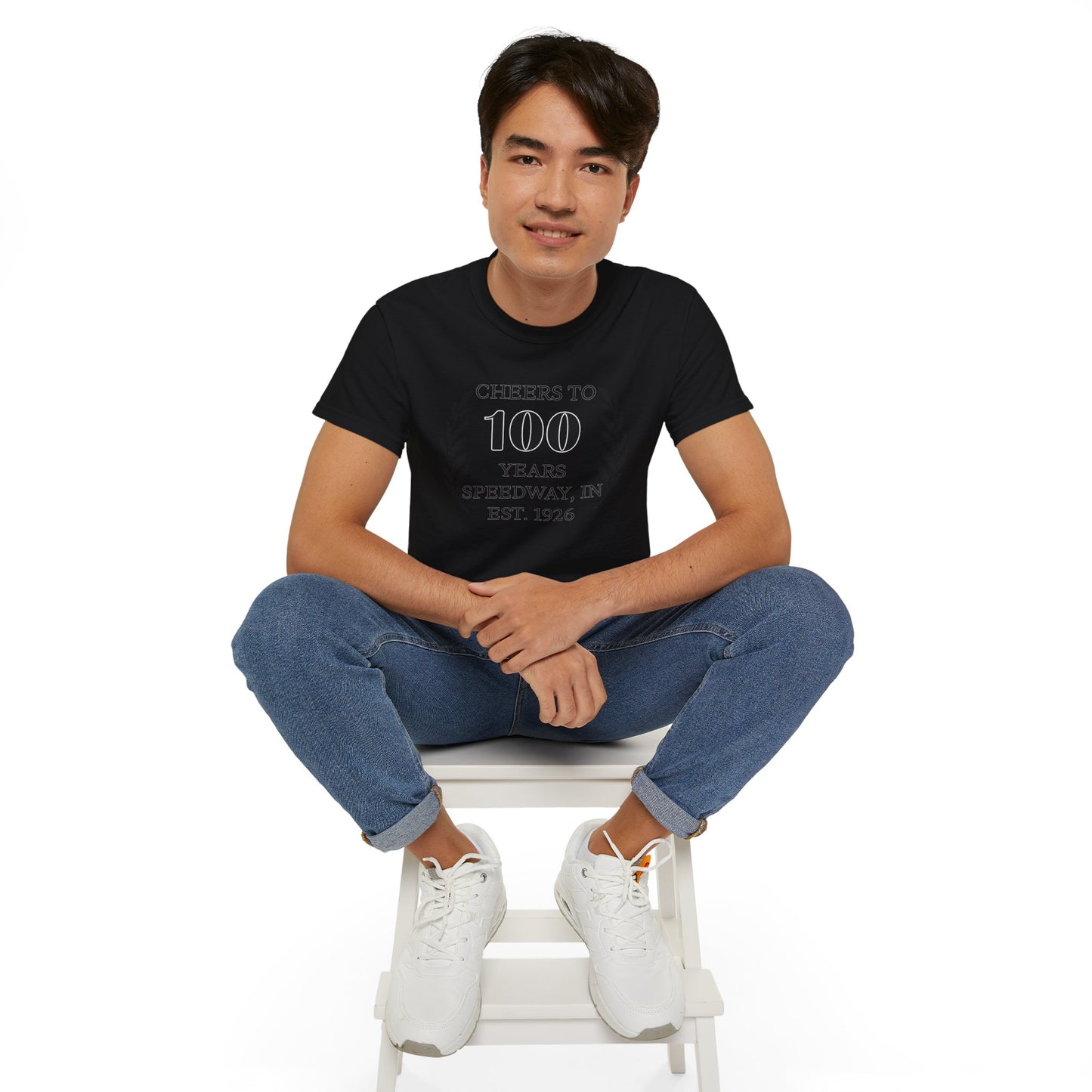 Adult 100th Anniversary - Speedway Cheers Tee