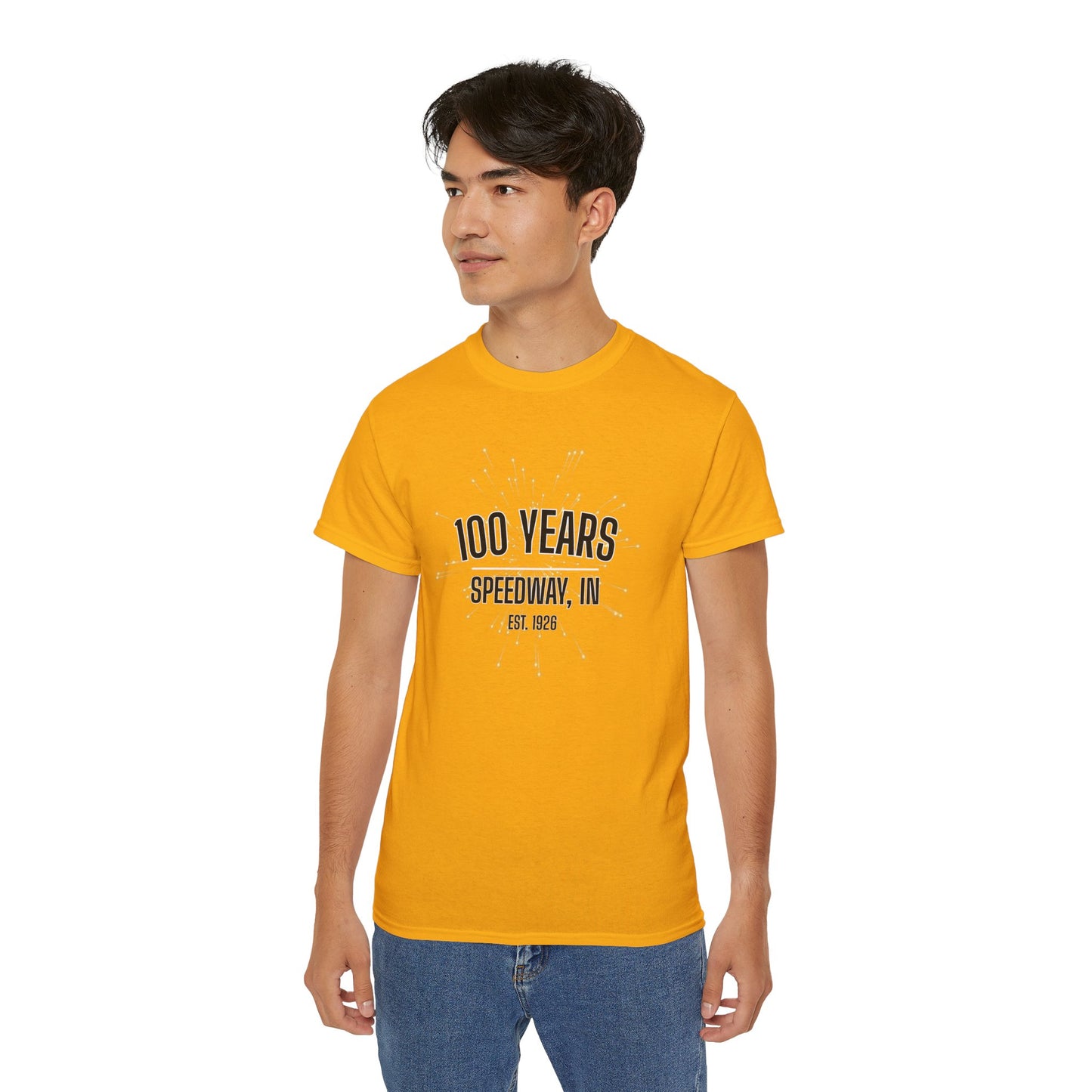 Adult 100th Anniversary - Speedway Firework Tee