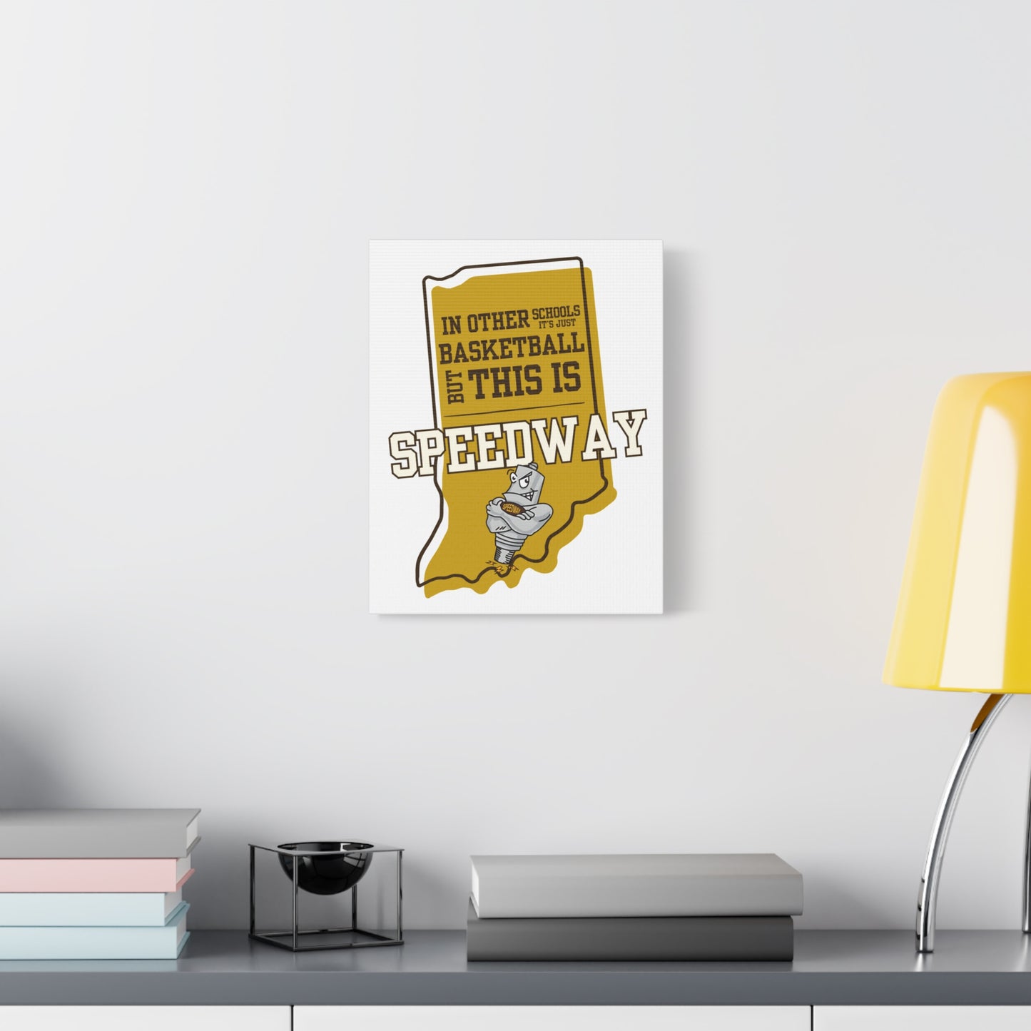 Canvas Wall Art - Speedway Basketball
