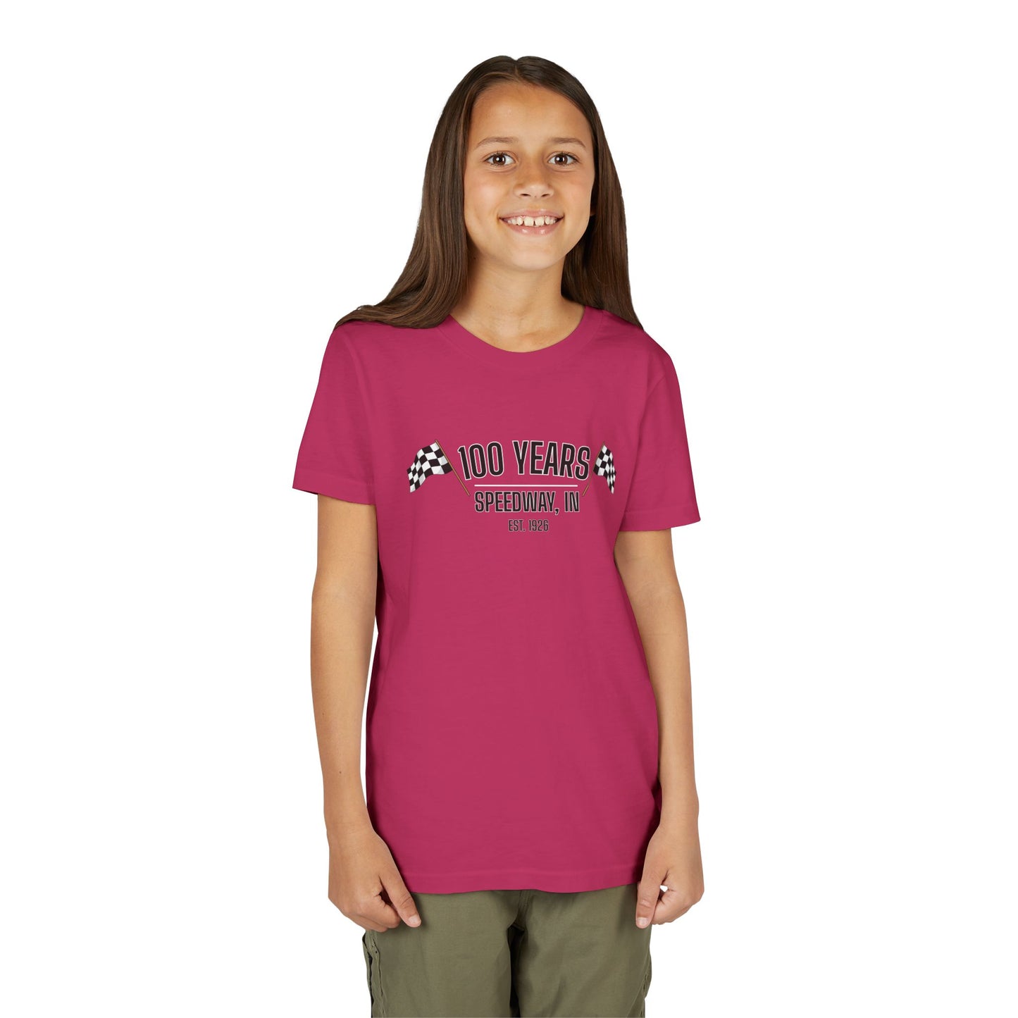 Youth 100th Anniversary - Speedway Flag Tee