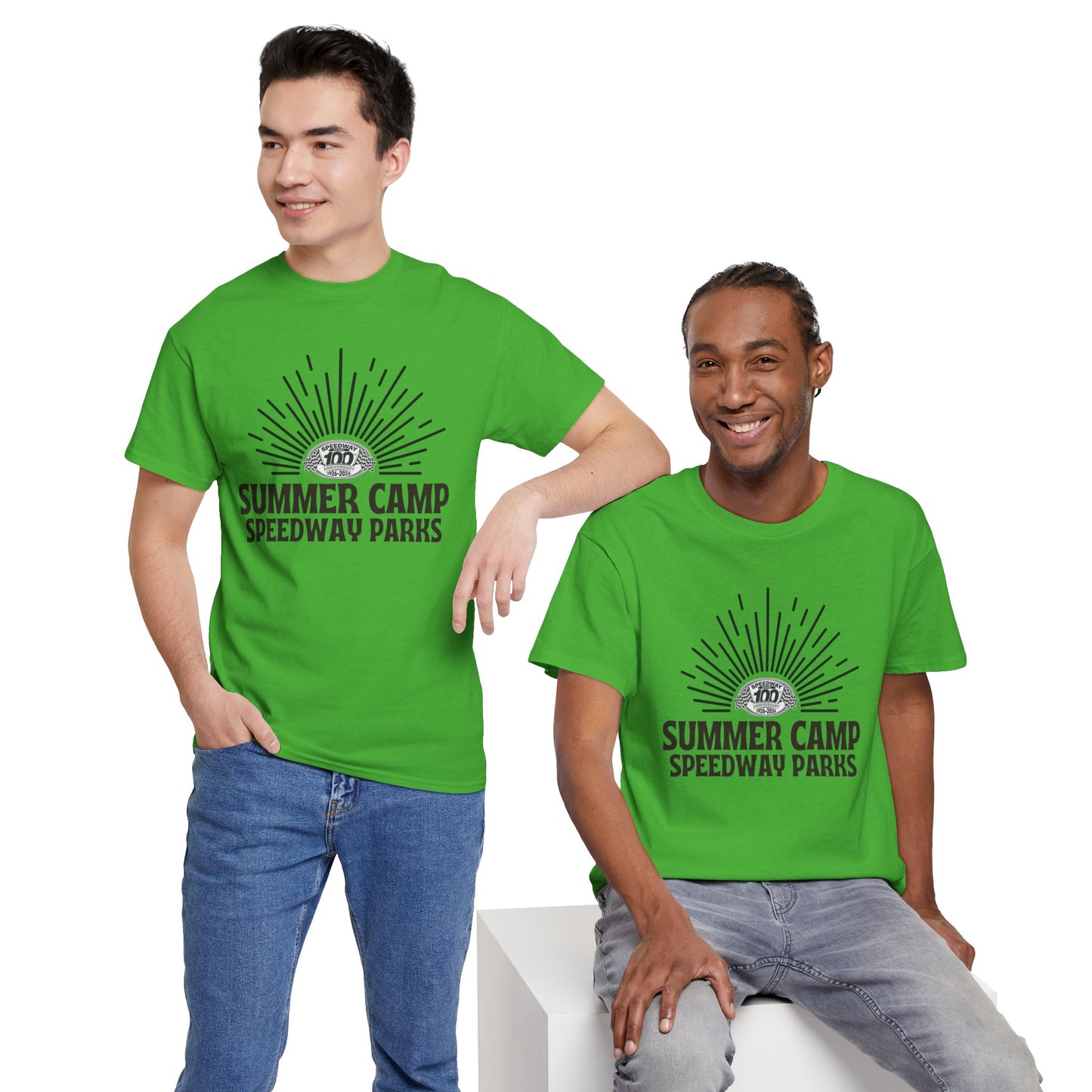 Adult Summer Camp T-Shirt - 2026 Speedway Parks Sunrise Tee