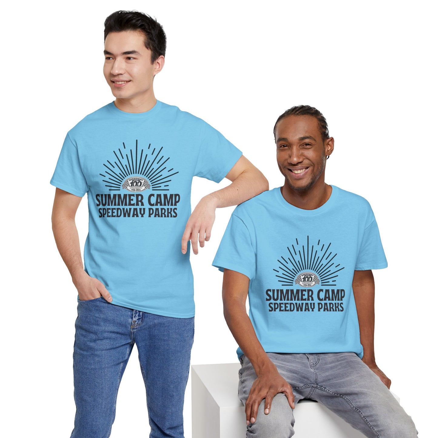 Adult Summer Camp T-Shirt - 2026 Speedway Parks Sunrise Tee