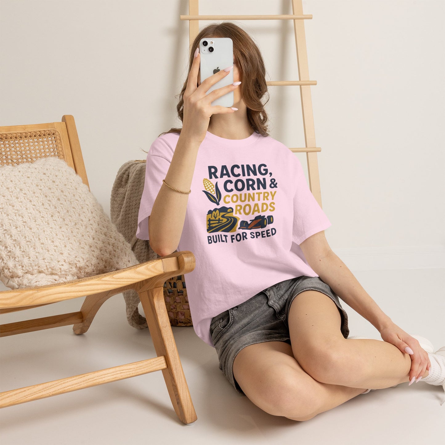 Racing, Corn & Country Roads T-Shirt – Built for Speed Tee