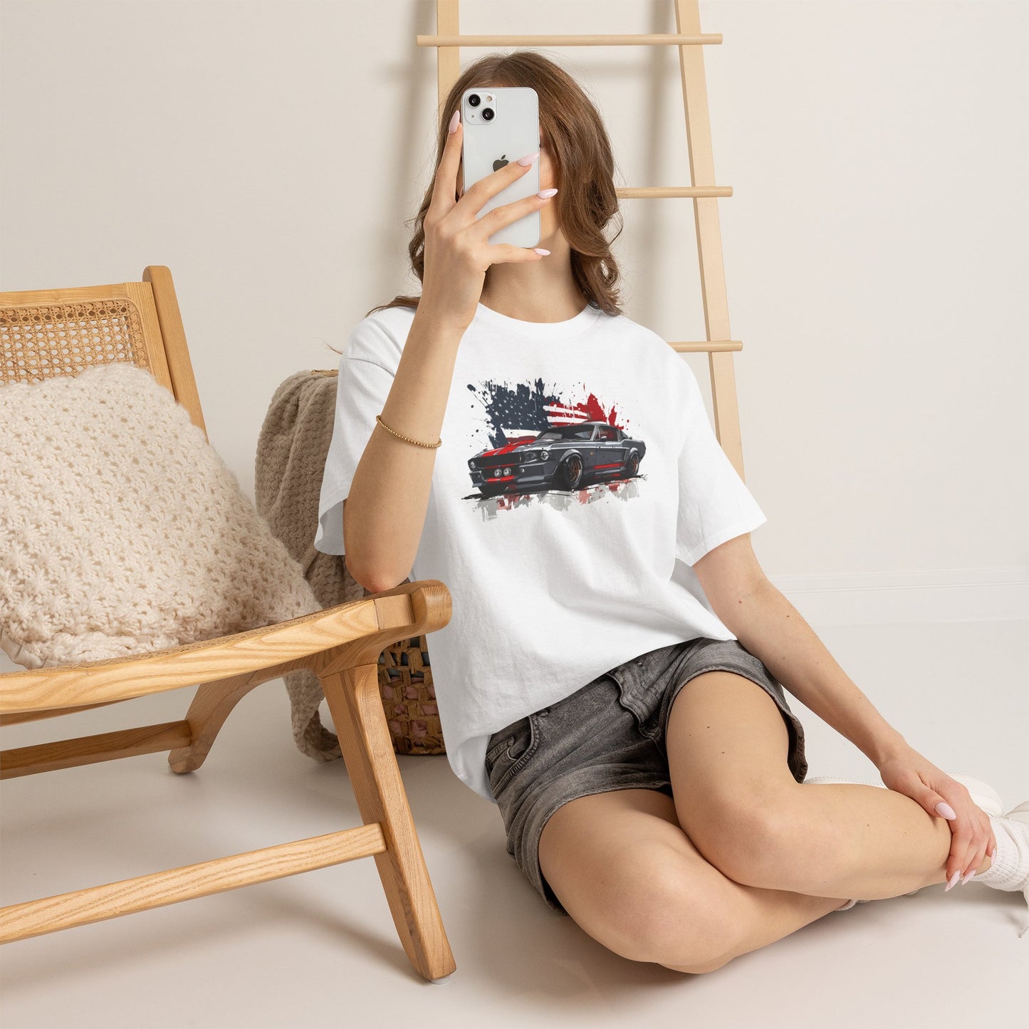 Shelby GT500 Eleanor with stripes — Mustang Graphic Tee
