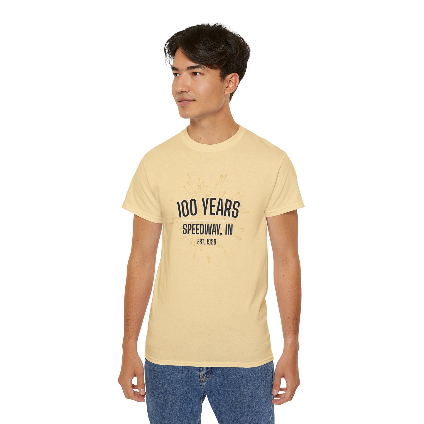Adult 100th Anniversary - Speedway Firework Tee