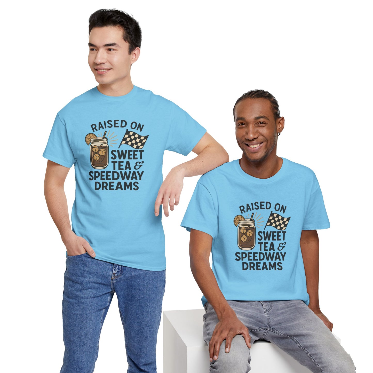 Raised on Sweet Tea & Speedway Dreams Tee