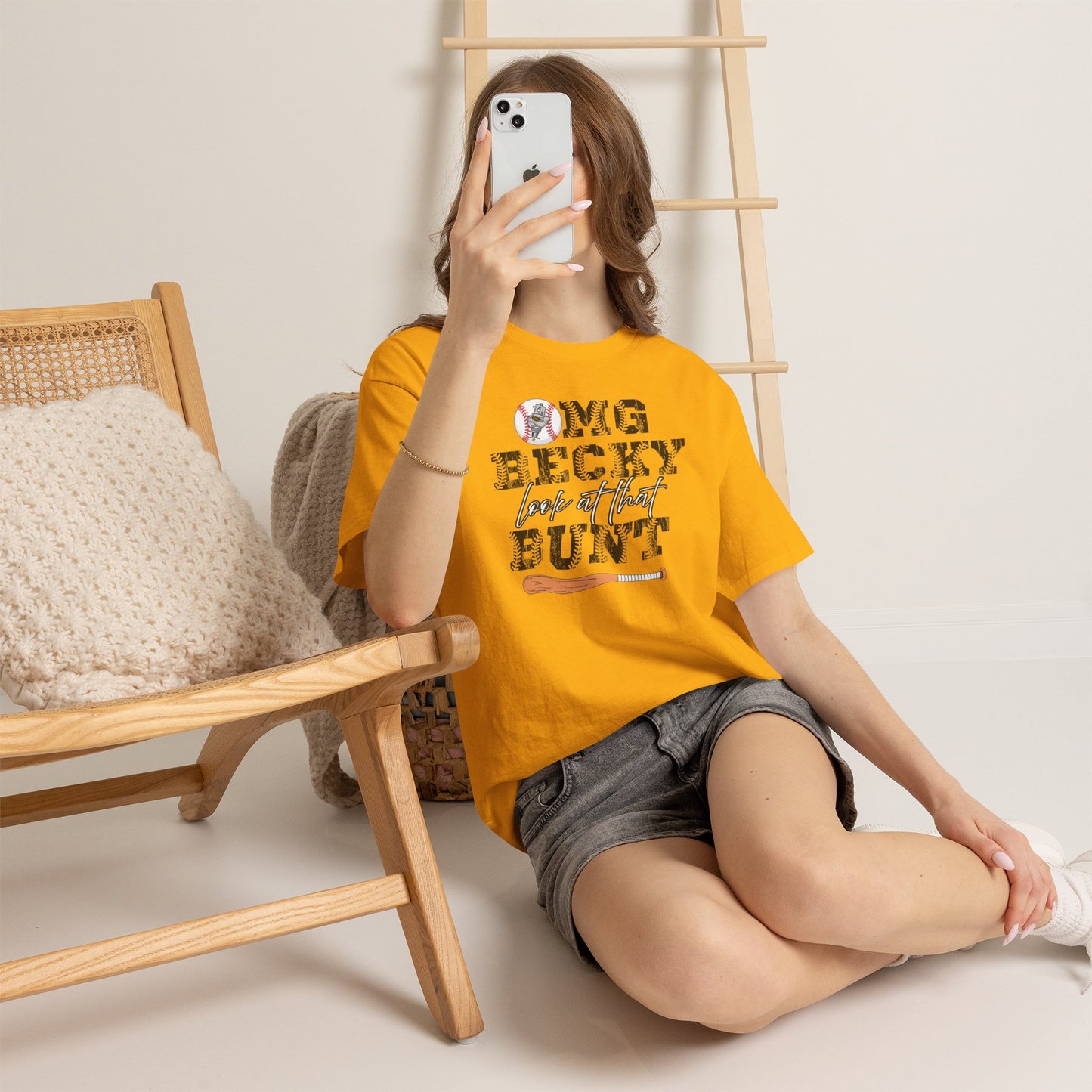 OMG Becky Look at That Bunt Speedway Baseball T-Shirt