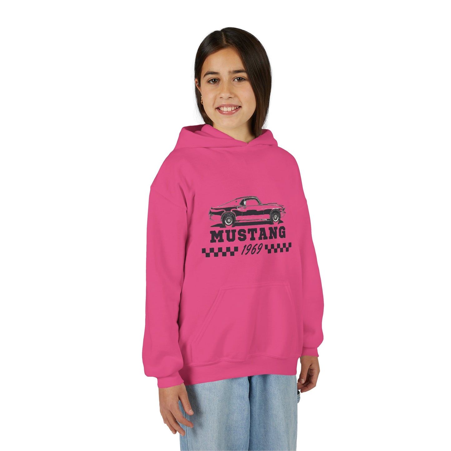 Youth Mustang 1969 Hoodie – Classic Vintage Car Pullover