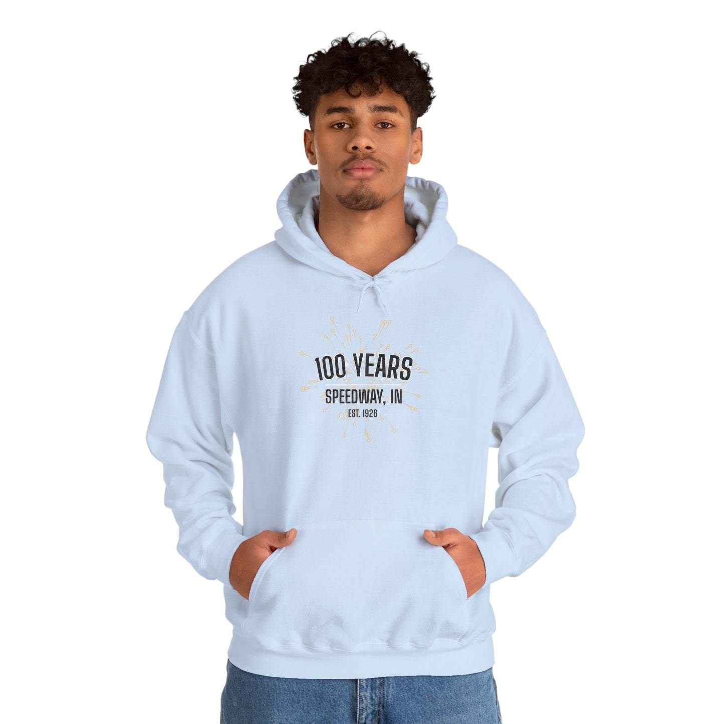 Adult 100th Anniversary - Speedway Firework Hoodie