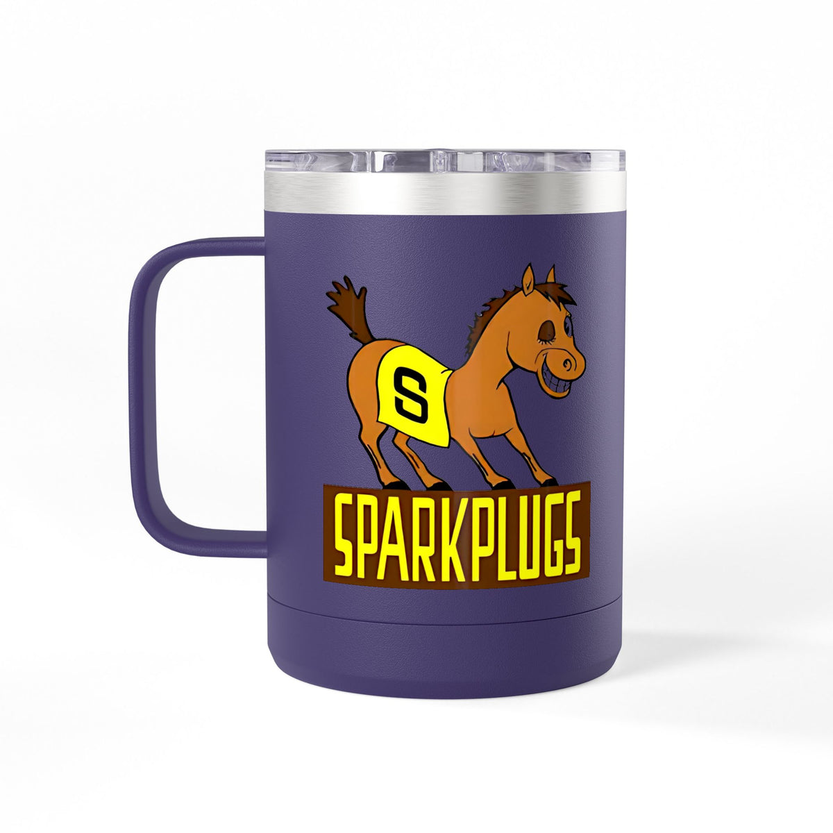 Old School Speedway Logo - 15oz Insulated Coffee Mug Tumbler with Lid