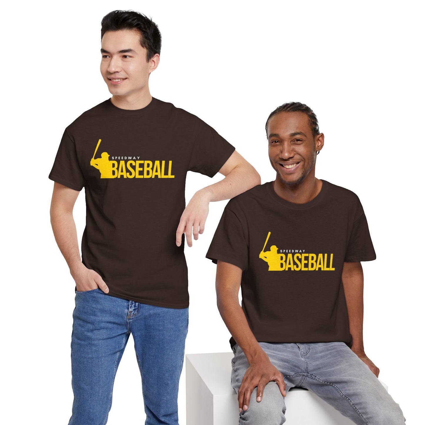Adult Speedway Baseball Tee