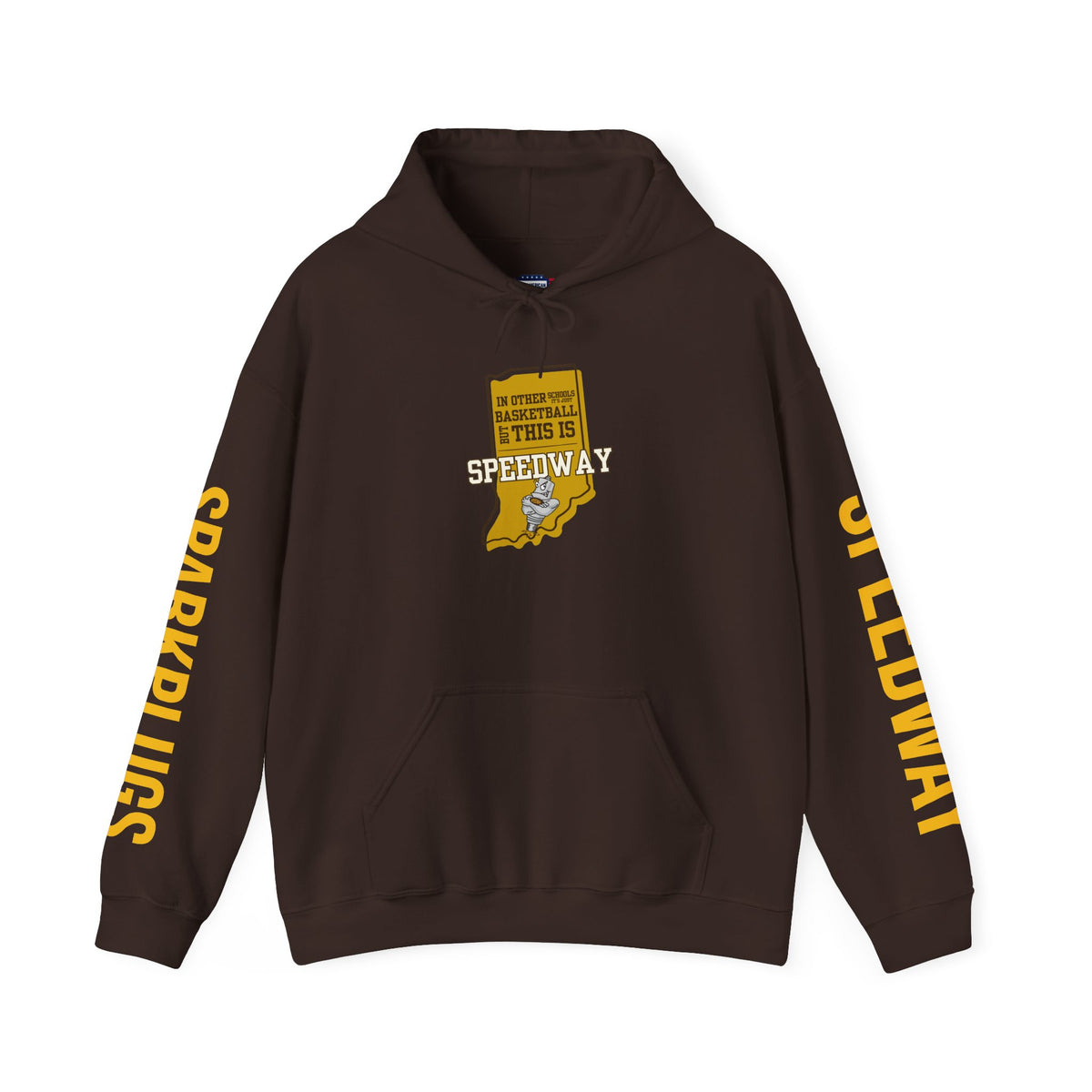 Adult Hoodie - Speedway Sparkplugs Basketball