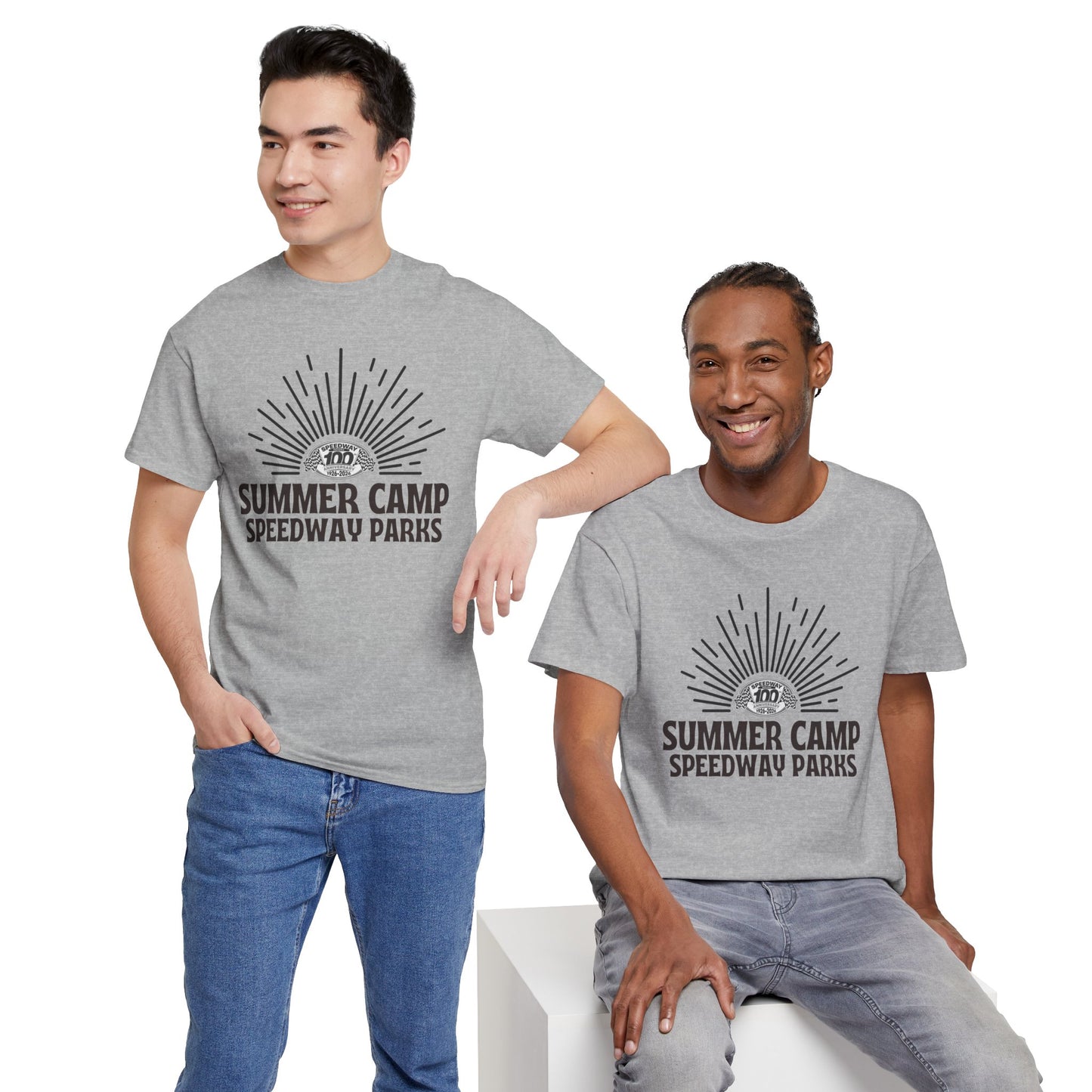 Adult Summer Camp T-Shirt - 2026 Speedway Parks Sunrise Tee