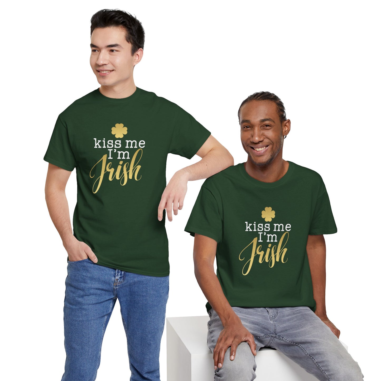 Adult Kiss Me I'm Irish T‑Shirt