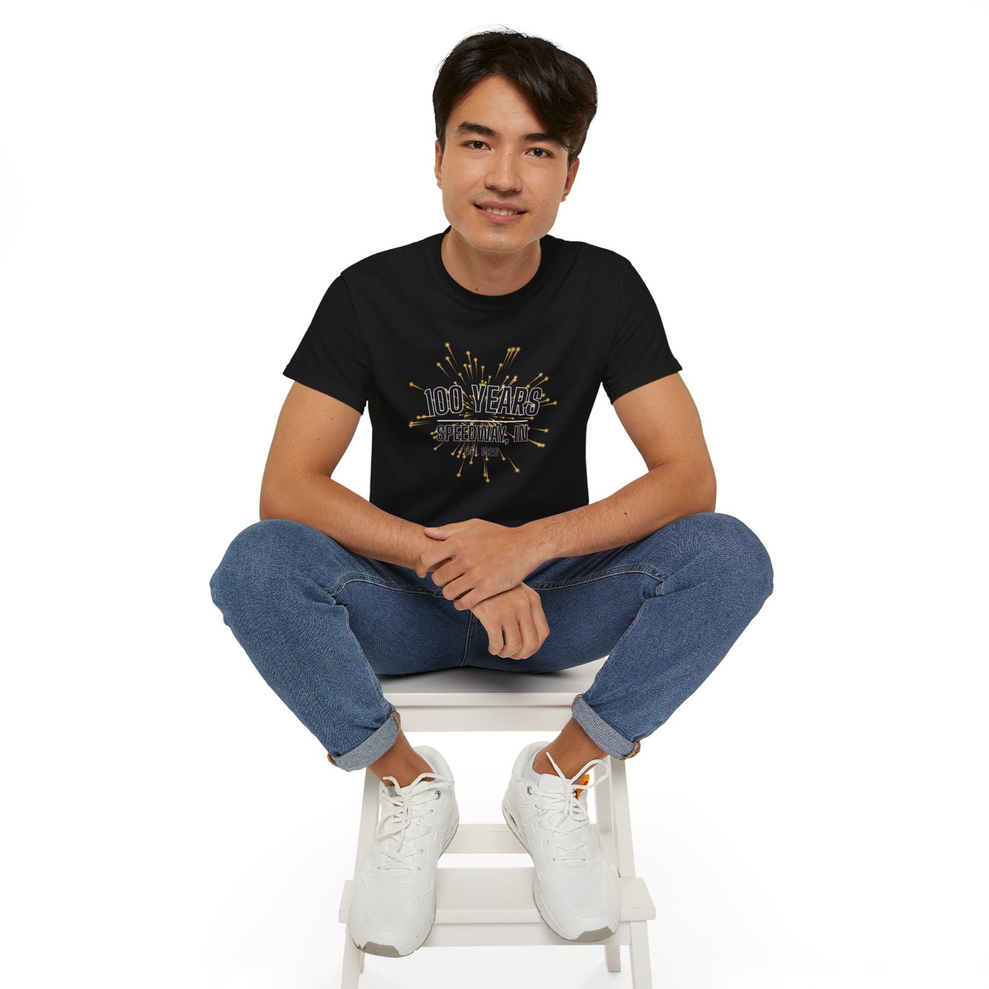 Adult 100th Anniversary - Speedway Firework Tee